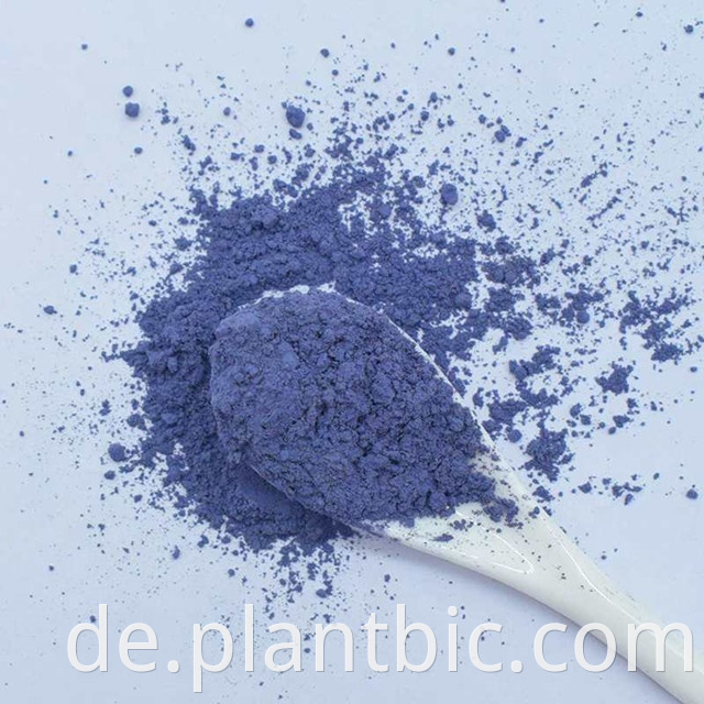 Schmetterlingserbsenpulver Natürliches blaues Matcha Schmetterlingserbsenblütenpulver.Schmetterlingserbsenblütenpulver